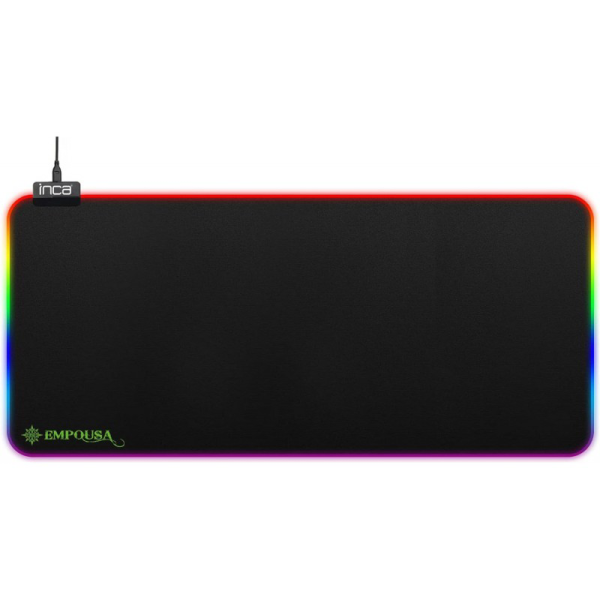Tapis De Souris Gamer INCA IMP-022 RGB - Noir