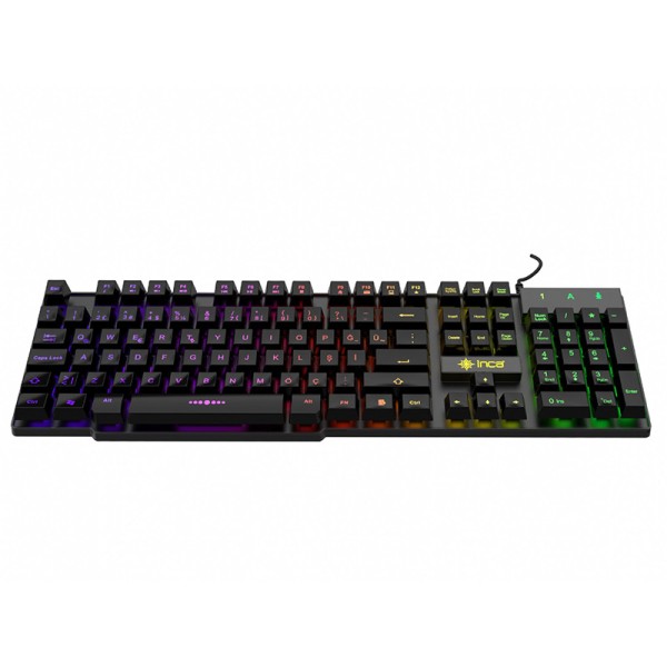 Clavier Gamer Filaire INCA IKG-449 RGB - Noir