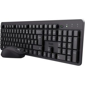 Ensemble Souris et Clavier Sans Fil TRUST Ody II AZERTY Français USB -Noir