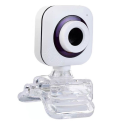 Webcam Kisonli HD 480P Avec Microphone Blanc