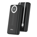 Power Bank 10000 mAh USB-C Charge Rapide avec Câbles Intégrés
