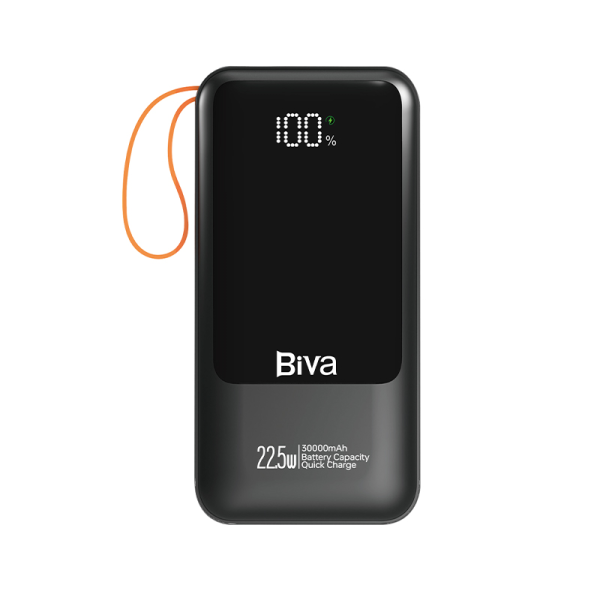 Power Bank 30000 mAh 22.5W Charge Rapide USB-C & Lightning