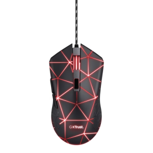 Souris gamer Trust LOCX 133 noire USB avec 4000 DPI et 6 boutons