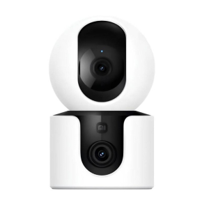 Caméra de surveillance Xiaomi C300 Dual EU blanche WiFi 3MP rotative 360°